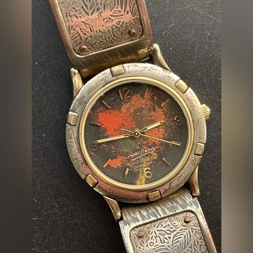 Watch Craft by Eduardo Milieris. Stainless steel/brass. Lmtd edition. EUC - Picture 8 of 15